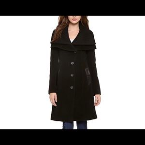 Stunning Mackage double collar long coat